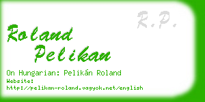 roland pelikan business card